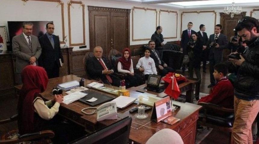 &Ccedil;ocuk Vali İlayda &Ccedil;alışkan: