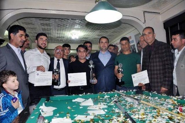 Kızıltepe’de Bilardo Turnuvası Sona Erdi