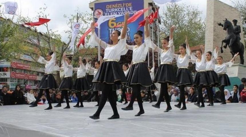 Denizli&rsquo;de 23 Nisan Coşkusu