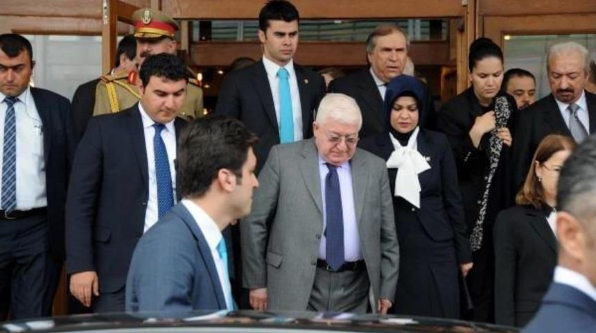 Irak Cumhurbaşkanı Masum İstanbul&rsquo;Da