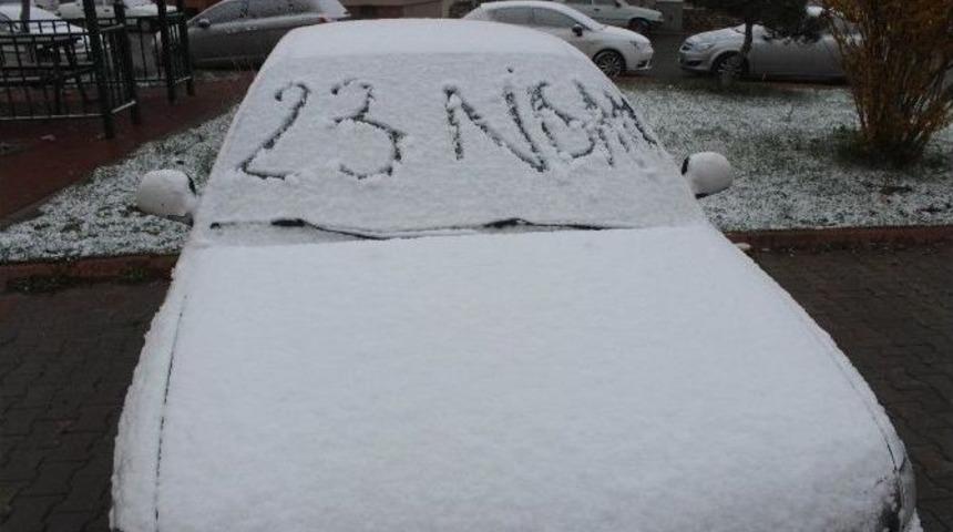 Beyşehir Beyaza Büründü