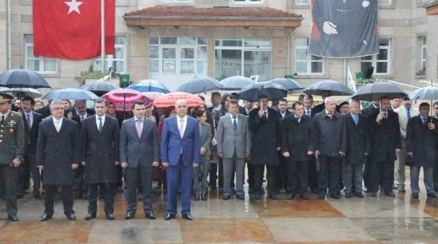 Ak&ccedil;akoca&rsquo;da Yağmur Altında 23 Nisan T&ouml;reni