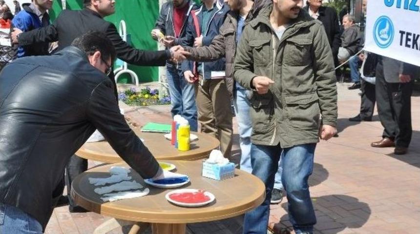 Tekirdağ &Uuml;lk&uuml; Ocaklarından &rsquo;boyalı Eller Otizmin Farkında&rsquo; Etkinliği