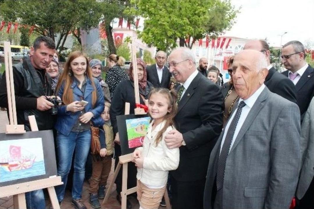 Minik &Ouml;ğrenciler Resim Yarışmasında &Ouml;d&uuml;llerini Aldı