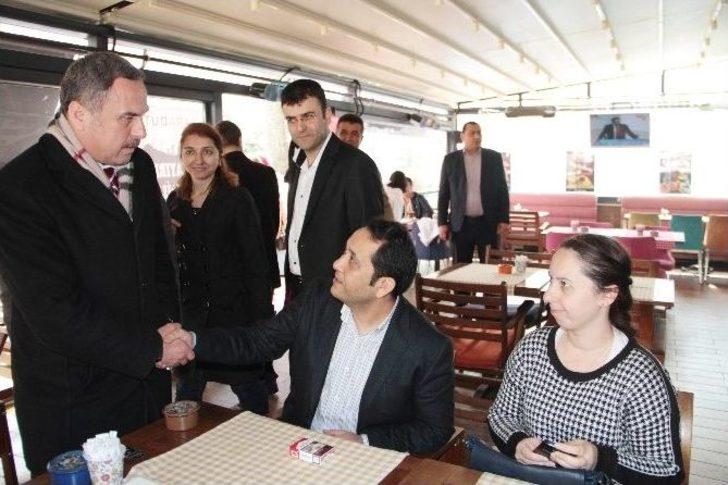 Ak Parti Adayı Sert, Hdp Seçim Bürosunda Oy İsteyip, Başarı Diledi G3