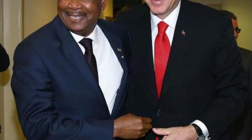 Cumhurbaşkanı Erdoğan Nijer Cumhurbaşkanı Mahamadou Issoufou Ile G&ouml;r&uuml;şt&uuml;