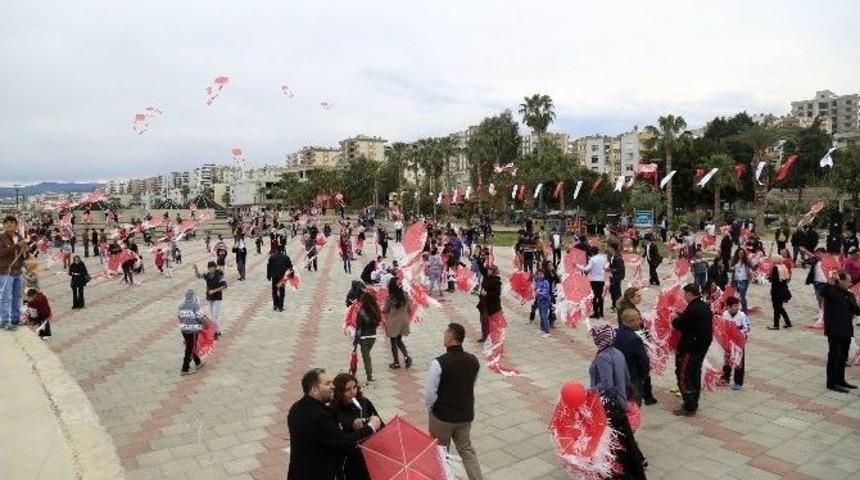 Erdemli&rsquo;de U&ccedil;urtma Şenliği Yapıldı