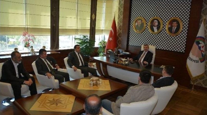 Başkan Baran Lojistik&ccedil;ileri Ağırladı