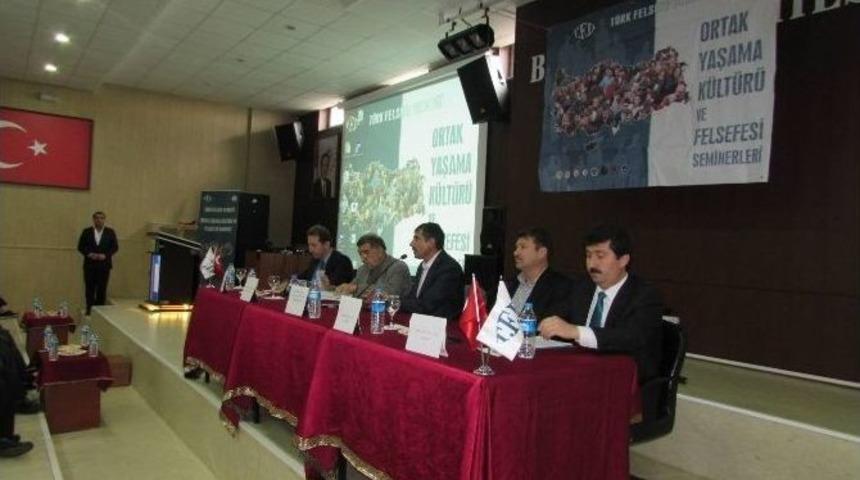 B&uuml;&rsquo;de &lsquo;ortak Yaşama K&uuml;lt&uuml;r&uuml;&rsquo; Konferansı