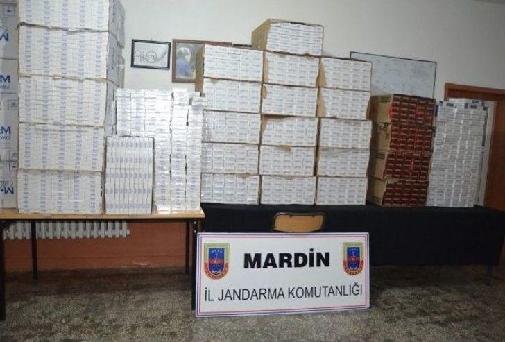 Mardin’de 4 Günde 82 Bin 975 Paket Kaçak Sigara Ele Geçirildi