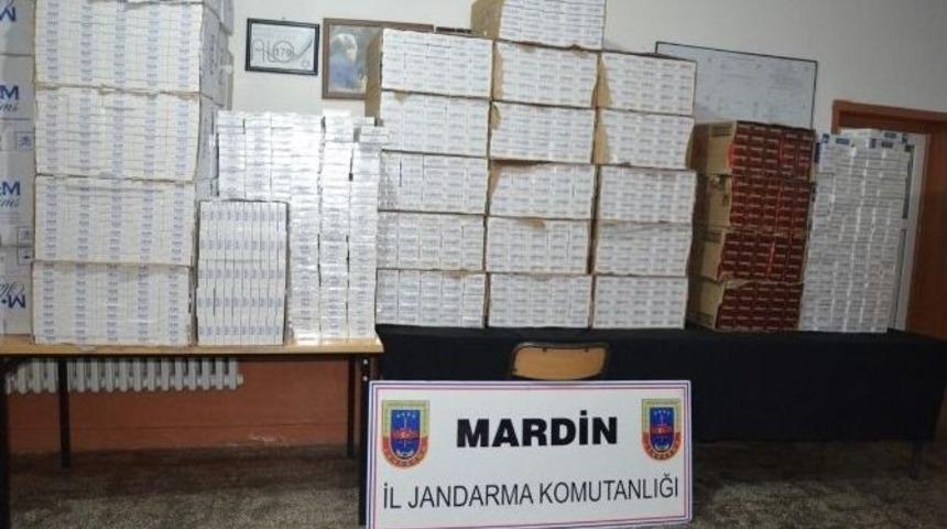 Mardin&rsquo;de 4 G&uuml;nde 82 Bin 975 Paket Ka&ccedil;ak Sigara Ele Ge&ccedil;irildi