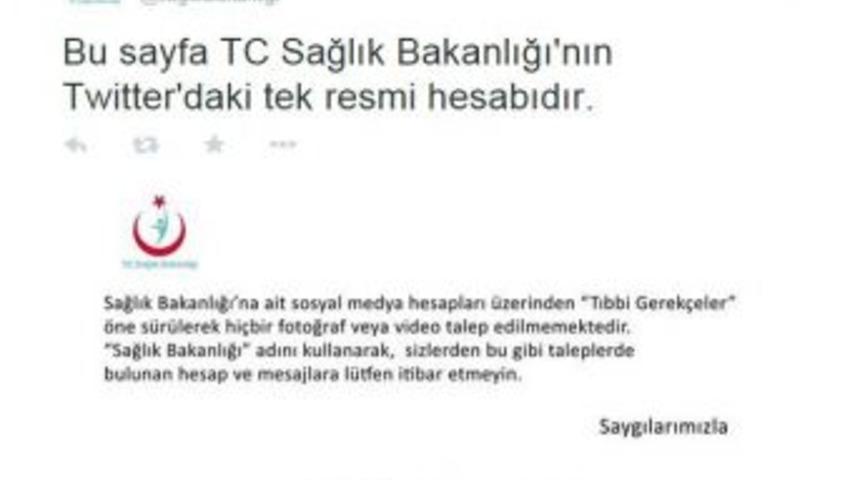 Dolandırıcılar Sağlık Bakanlığı Adına Hesap A&ccedil;ıp Meme Fotoğrafı İstedi