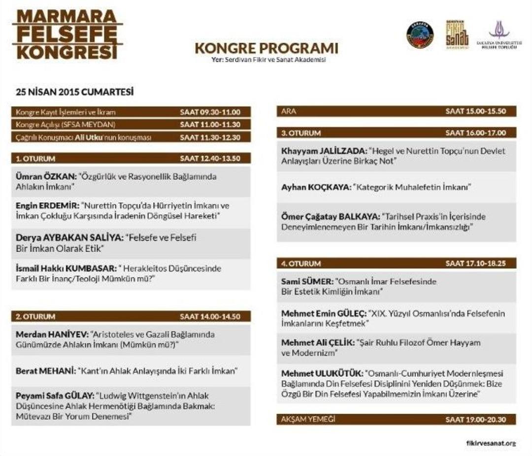 Serdivan Belediyesi&rsquo;nden Ulusal Felsefe Kongresi