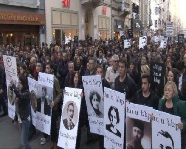 1915 Olaylarını Anan Ve Protesto Eden Gruplara Polis Kordonu