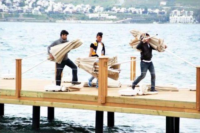 Bodrum'da 'sahiller Halkındır' Eylemi