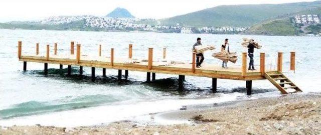 Bodrum'da 'sahiller Halkındır' Eylemi