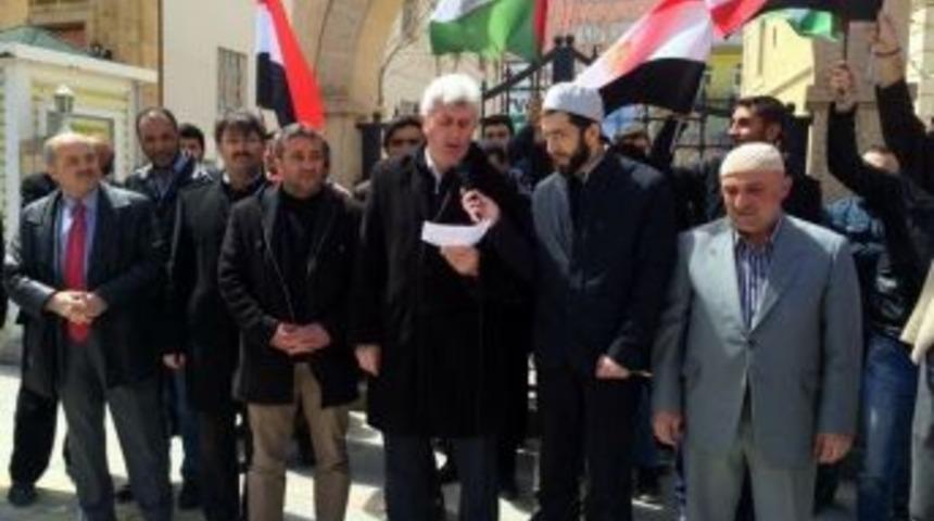 Bayburt&rsquo;ta Mısır Protesto Edildi