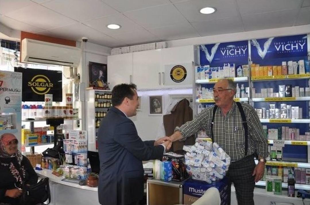 Mhp&rsquo;li Eryılmaz Esnaf Ziyaretlerini S&uuml;rd&uuml;r&uuml;yor