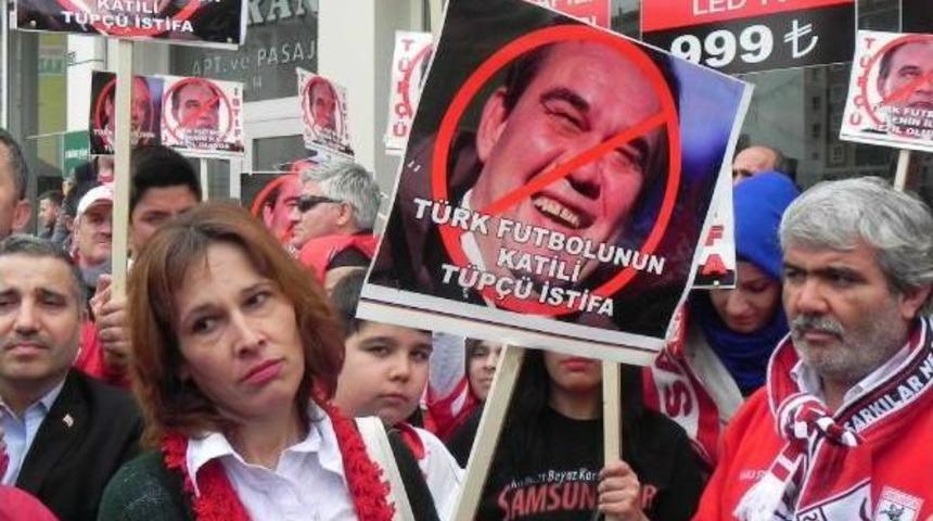 Samsunspor'dan Federasyona Bursa'da Siyah &Ccedil;elenk