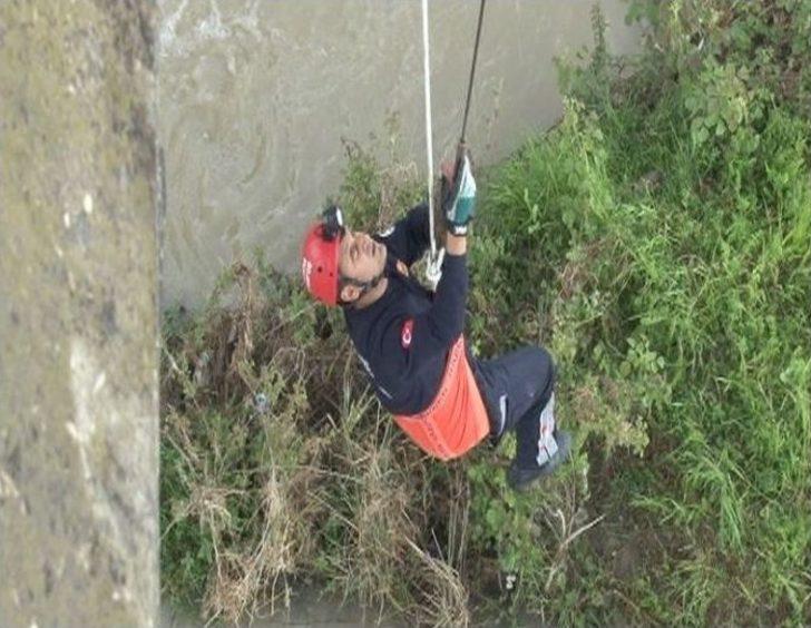 Mahsur Kalan Köpeği Can-kur Kurtardı G5