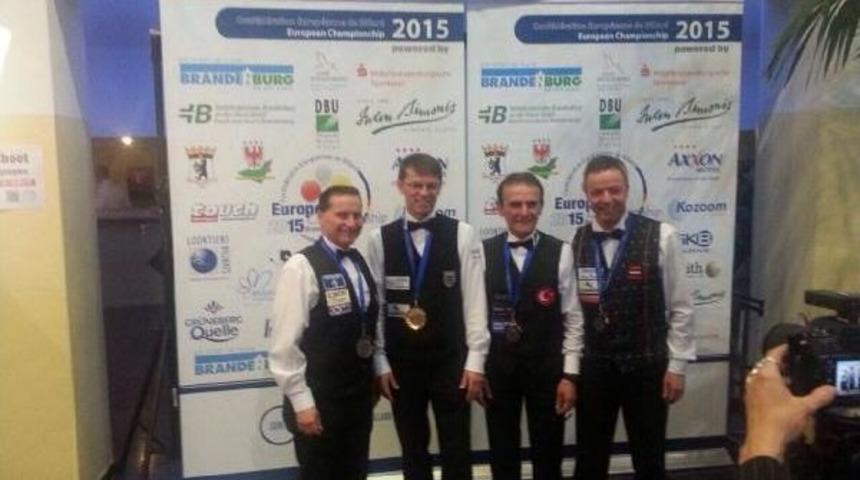 Bilardoda Berkay Karakurt, Gen&ccedil;ler Avrupa Şampiyonu Oldu