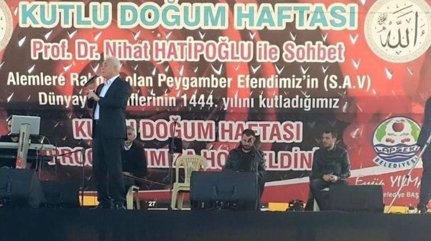 Nihat Hatipoğlu Lapseki&rsquo;de