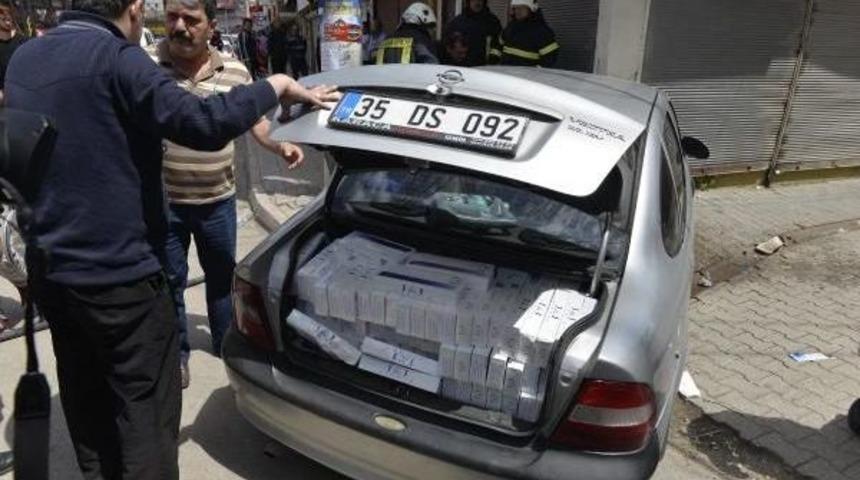 Polisten Ka&ccedil;arken Duvara &Ccedil;arptı