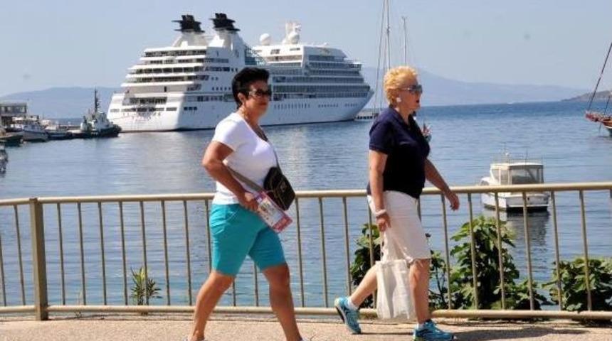 'seabourn Odyssey', 443 Yolcusuyla Bodrum'da