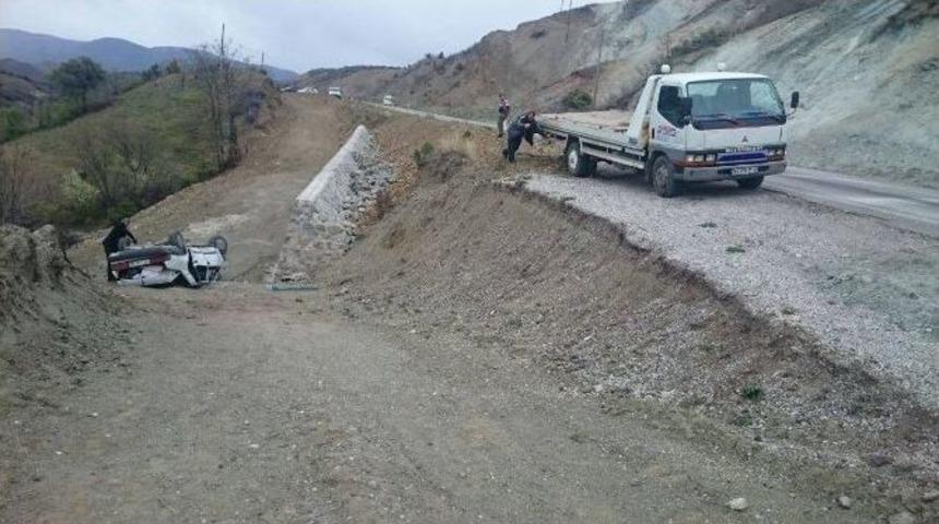 &Ccedil;orum&rsquo;da Trafik Kazası: 4 Yaralı