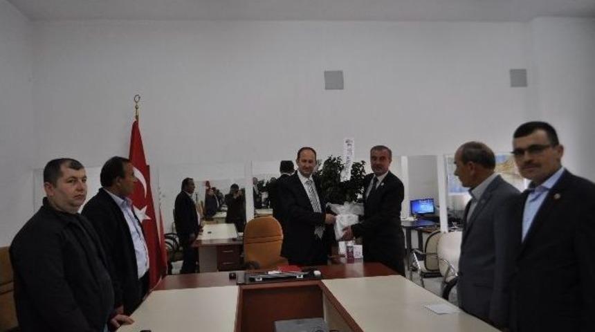 Muhtarlardan Kaymakam Kantay&rsquo;a Ziyaret