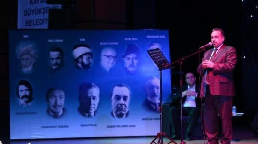 Kayseri'de Şairlere Vefa Gecesi