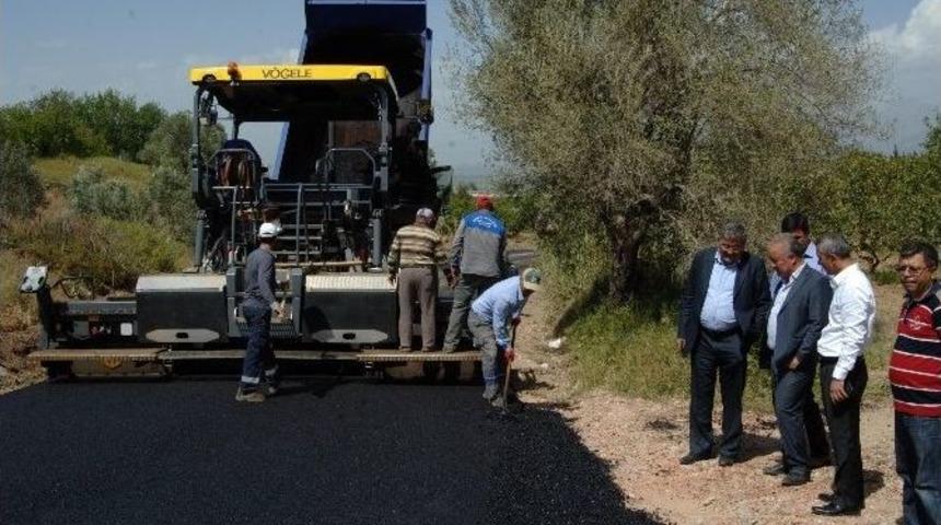 Aksu Alaylı- G&ouml;kdere Yolu Sıcak Asfaltla Buluşuyor
