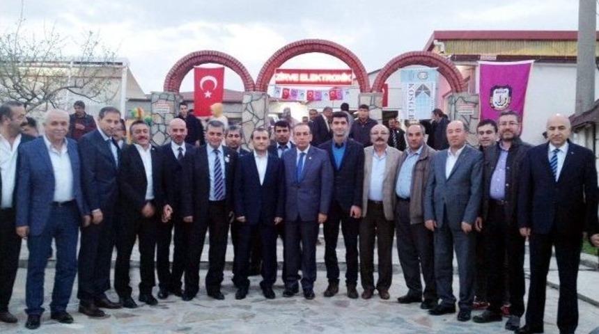 Seydişehir&rsquo;de Esnaflar Yemekte Bir Araya Geldi