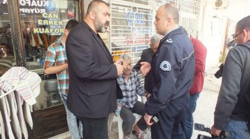 Yaşlı Adamı Y&uuml;z&uuml;nden Yaralayıp Birinci Kattan Aşağı Atladı