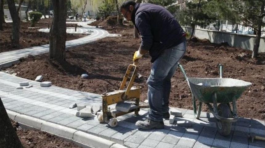 Odunpazarı Belediyesi Ekipleri Bilgi Parkı&rsquo;nı Yeniledi