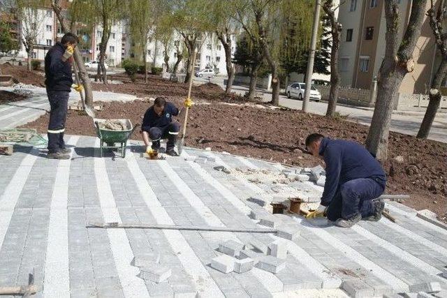 Odunpazarı Belediyesi Ekipleri Bilgi Parkı’nı Yeniledi