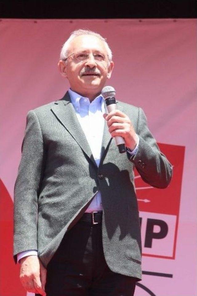 Chp Genel Başkanı Kemal Kılıçdaroğlu Niğde’de