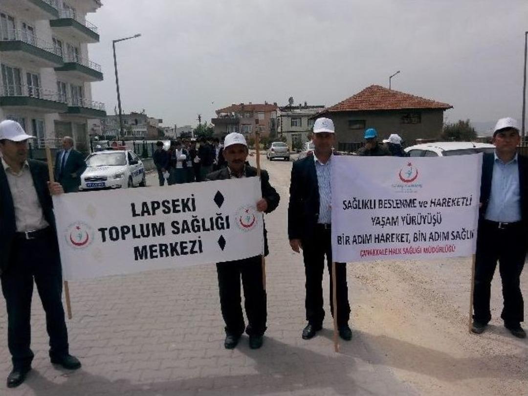 Lapseki Toplum Sağlığı Merkezinden Sağlıklı Yaşam Y&uuml;r&uuml;y&uuml;ş&uuml;