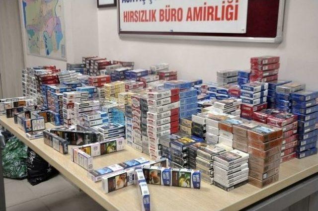 20 Bin Tl’lik Sigara Çalan Şahıslar Kıskıvrak Yakalandı