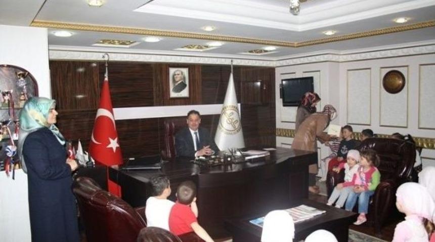 Miniklerden M&uuml;ft&uuml;l&uuml;ğe Ziyaret