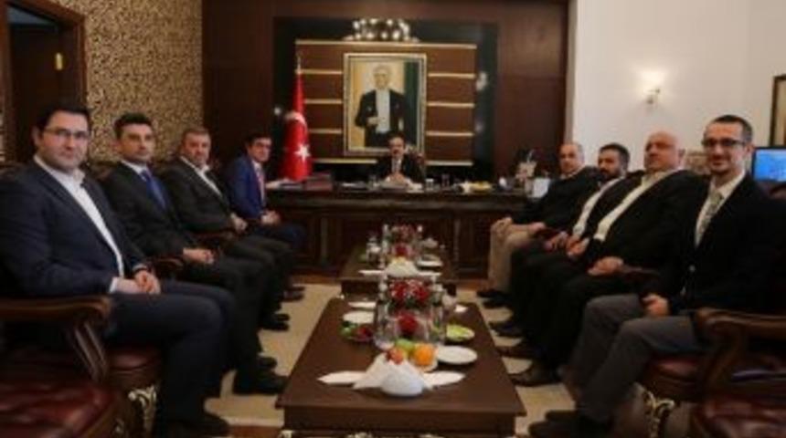 6&rsquo;ncı Meslek Komitesi Vali H&uuml;seyin Avni Coş&rsquo;a Proje Aktardı