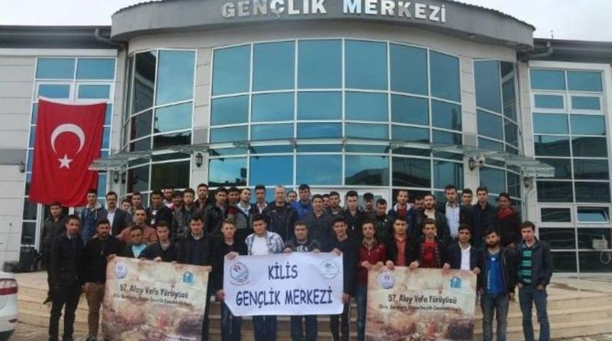 Kilisli Gen&ccedil;ler 57.vefa Y&uuml;r&uuml;y&uuml;ş&uuml;ne Katıldı