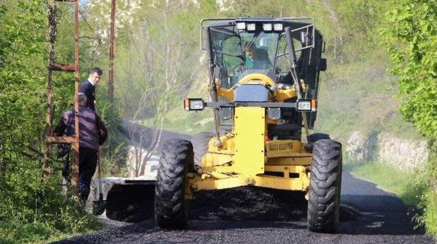 Maçka’da Asfalt Atılımı