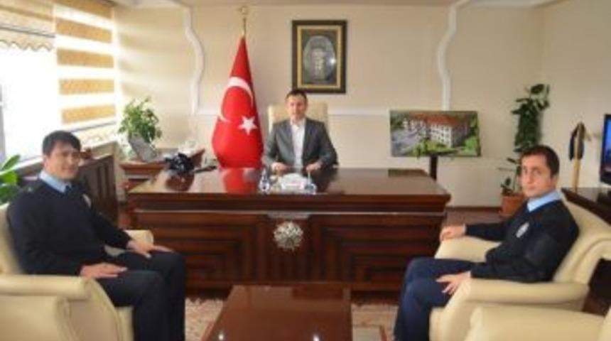 Kaymakam Zengin&rsquo;e Trafik Haftası Ziyareti