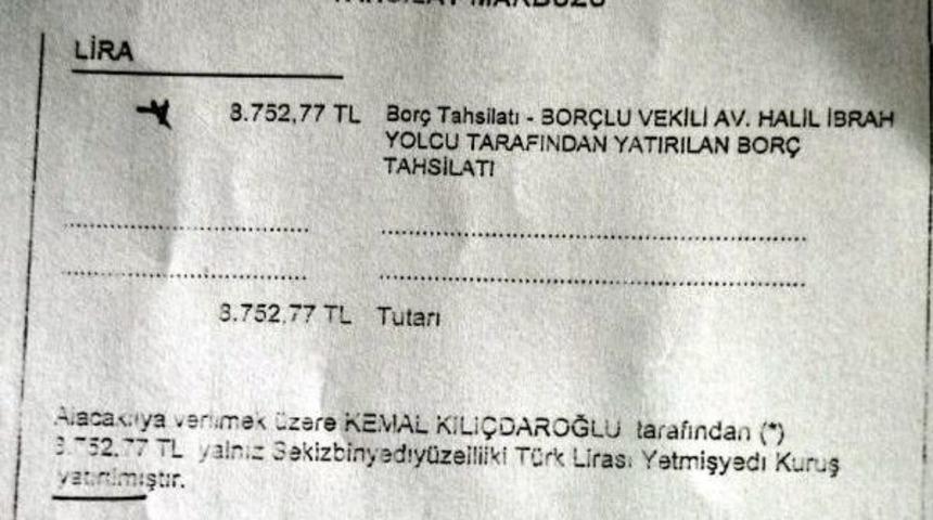 Para Cezası &Ouml;dendi, Kılı&ccedil;daroğlu Hakkındaki Haciz Işlemi Kalktı