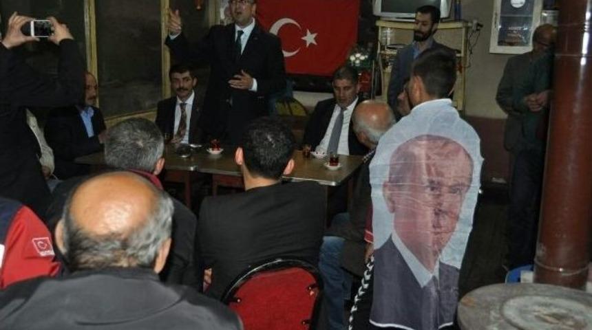 Mhp Milletvekili Adayları Akdağ Ve Dumlu Mahallelerine &Ccedil;ıkarma Yaptı