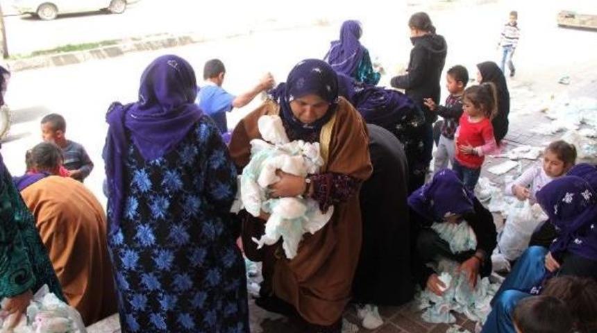 Şanlıurfa&rsquo;Da Bebek Bezi Izdihamı