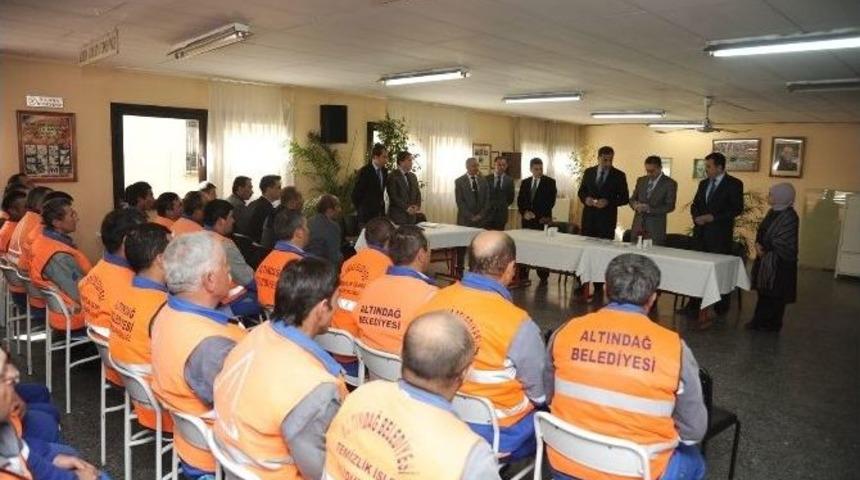 Başkan Tiryaki Temizlik Personeliyle Buluştu