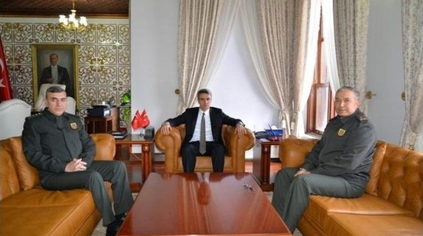 Jandarma Bölge Komutanı Çitil’den Vali Baruş’a Ziyaret