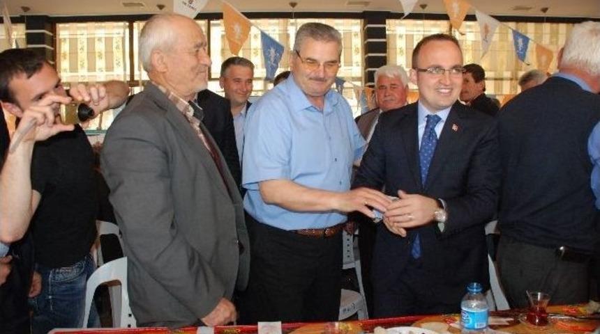 B&uuml;lent Turan, Biga&rsquo;da Muhtarlarla Buluştu